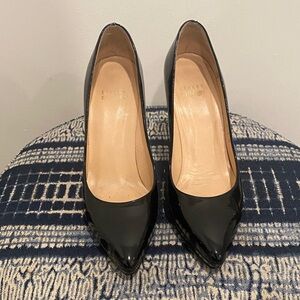 Stuart Weitzman Glossy Black Heels